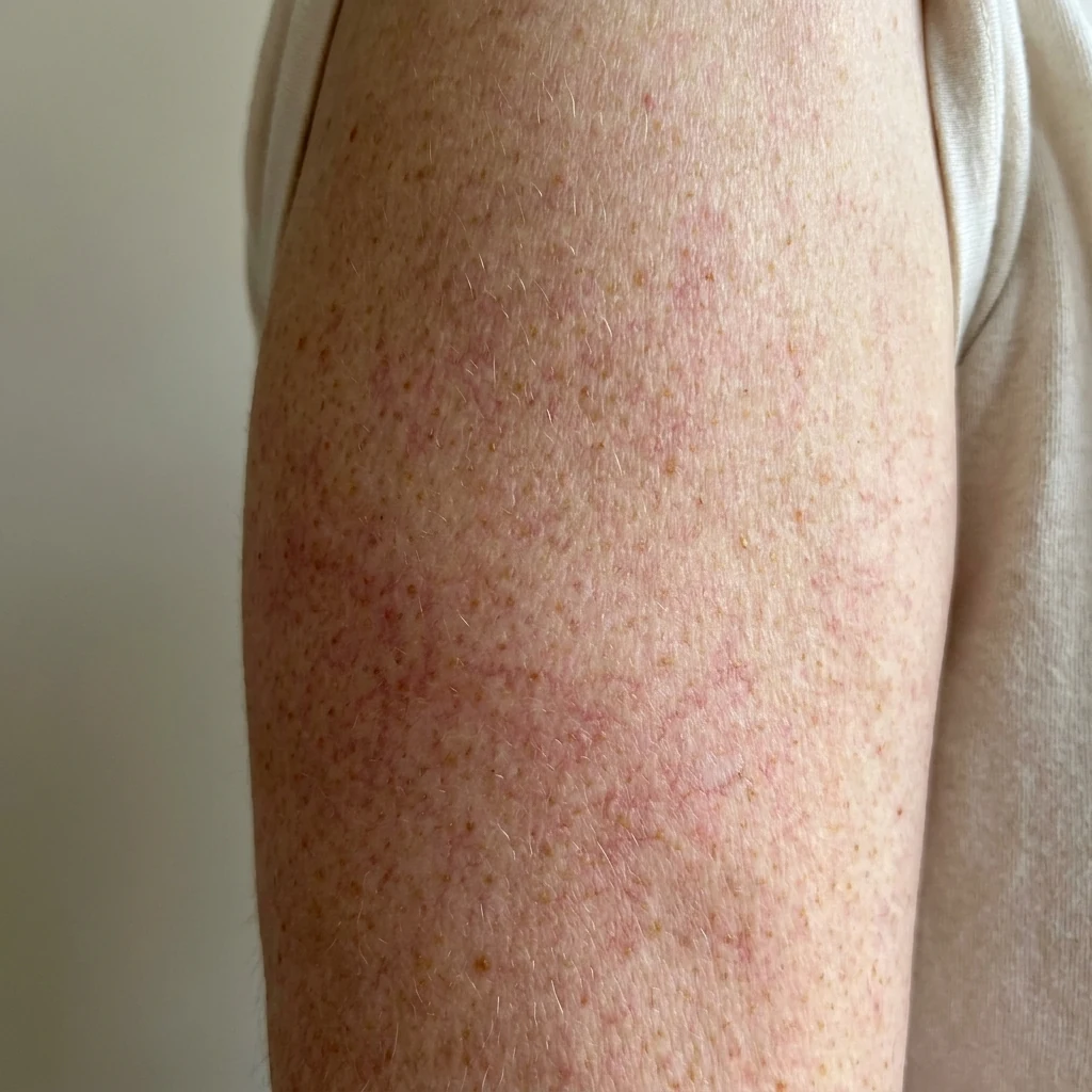 Sharon's upper arm — day 1