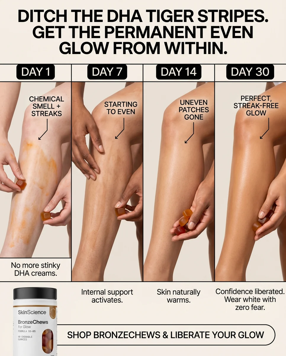 BronzeChews sunless tan — ad 2
