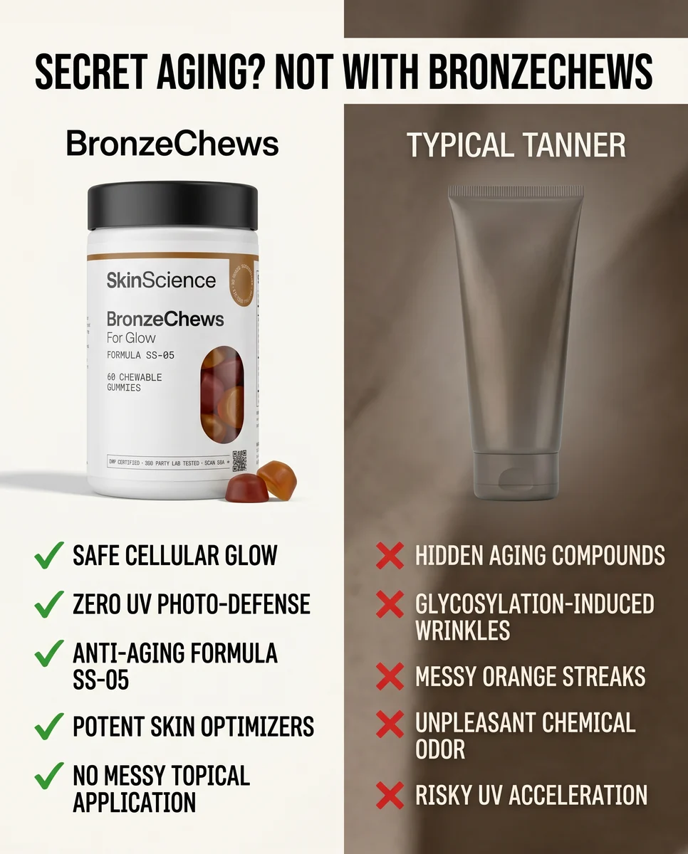 BronzeChews sunless tan — ad 6