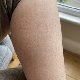 Maria's calf — building tan