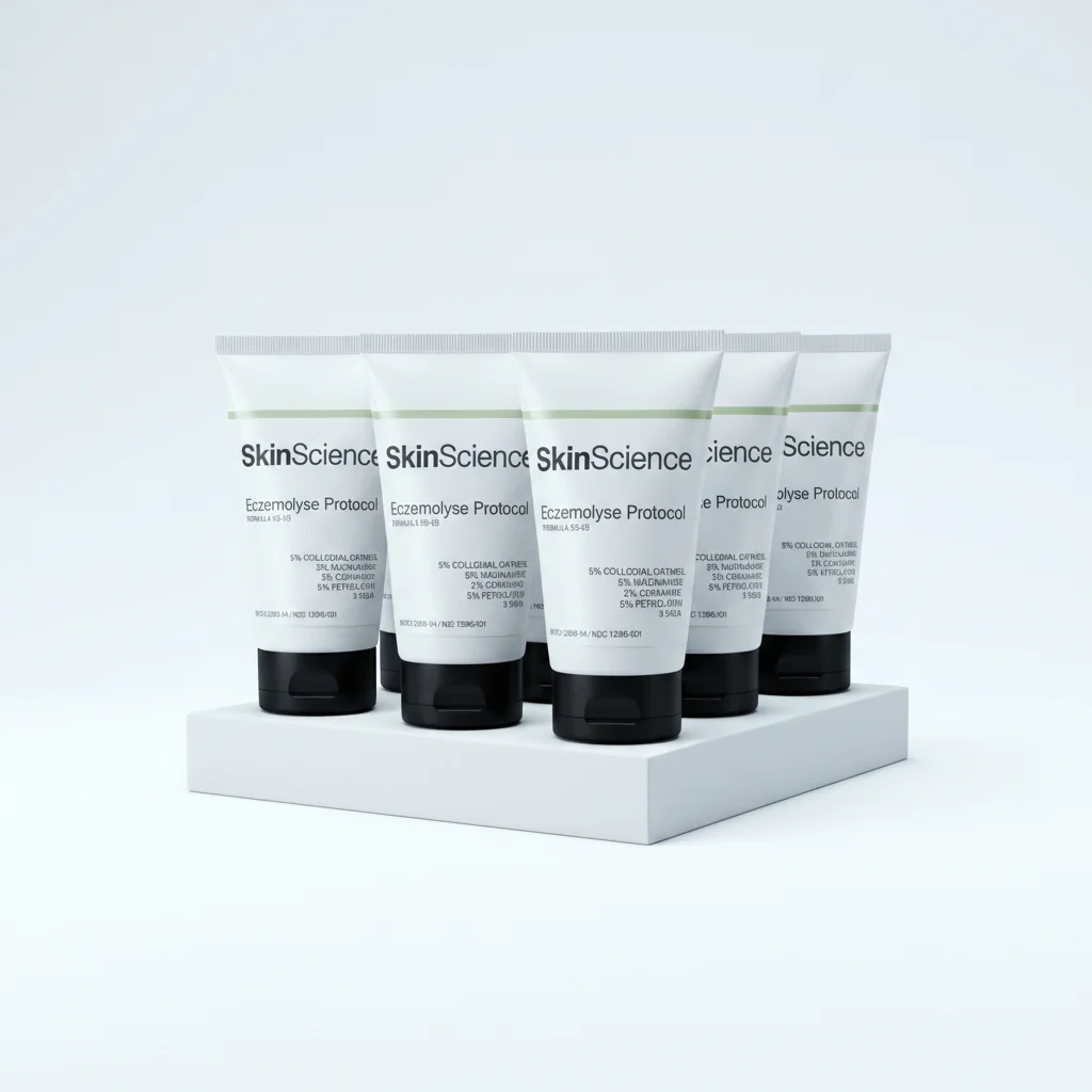 Eczemolyse Protocol — Full Treatment · five 75ml squeeze tubes, buy 3 get 2 free